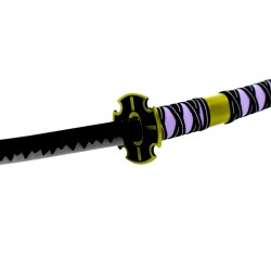 Katana Nidai Kitetsu HD EDITION Métal de Monkey D. Luffy One Piece