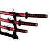 Set von 3 japanischen Katanas Wakizashi Tanto Kaiserliche Eklipse