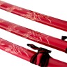 Set von 3 japanischen Katanas Wakizashi Tanto Kaiserliche Eklipse