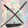 Handgefertigtes Katana aus Metall Shusui von Roronoa Zoro in One Piece