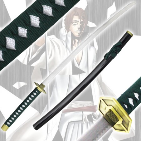 Katana en Métal Bleach Kyoka Suigetsu Zanpakutō de Sosuke Aizen