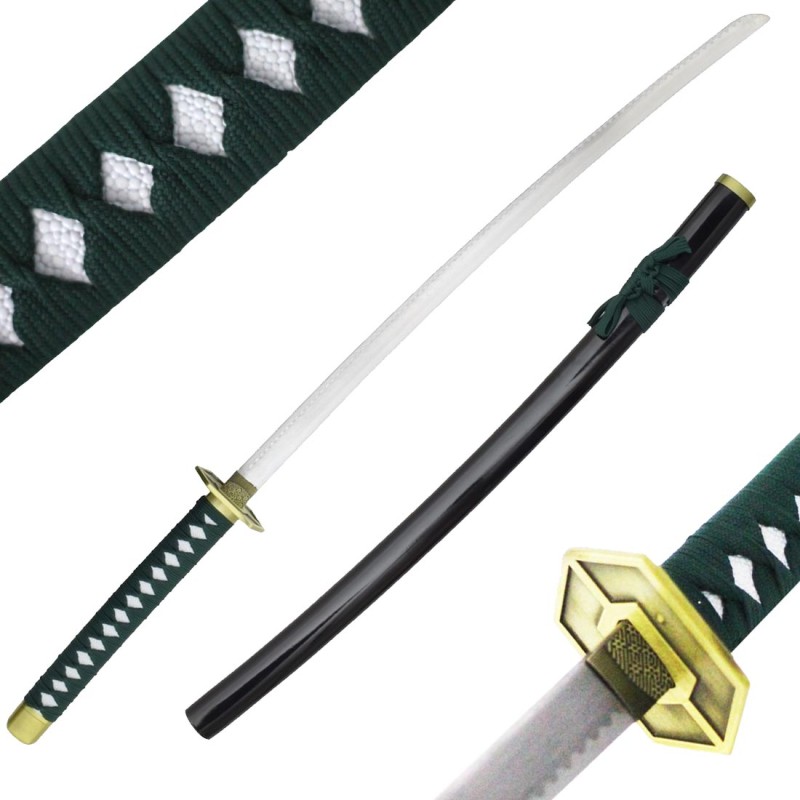 Katana in Metallo Bleach di Sosuke Aizen Kyoka Suigetsu Zanpakutō