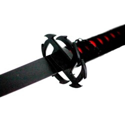 Katana in Metallo Bleach Tensa Zangetsu Evoluzione Catena Celeste Luna Assassina