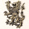 Mittelalterlicher Metallschild mit Doppeladler von Toledo