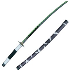 Demon Slayer SANEMI SHINAZUGAWA HD EDITION Katana in metallo