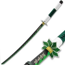 Demon Slayer SANEMI SHINAZUGAWA HD EDITION Katana in metallo