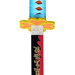 Katana-Stahlschwert Mitsuri Kanroji V2 Demon Slayer