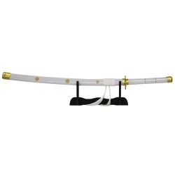 Katana in Legno Enma Zoro Roronoa White Edition One Piece