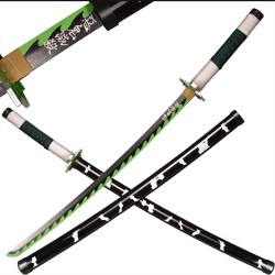 Katana in legno Demon Slayer di SANEMI SHINAZUGAWA