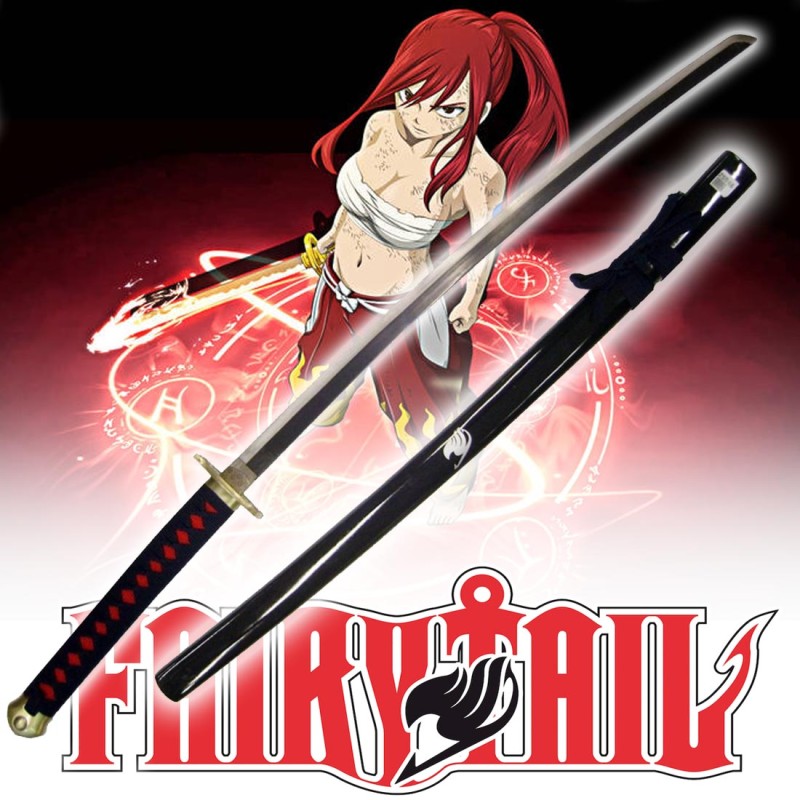 La Katana di metallo di Erza Scarlett in Fairy Tail