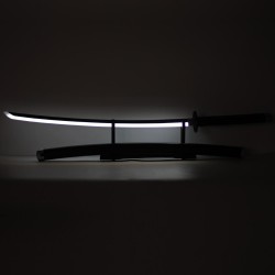 Katana LED in metallo di Tanjiro Kamado in Demon Slayer