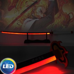 Katana LED en Métal Rengoku Kyojuro dans Demon Slayer