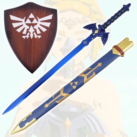 Pack Spada della Luce Master Sword Lama Purificatrice - Zelda + Supporto