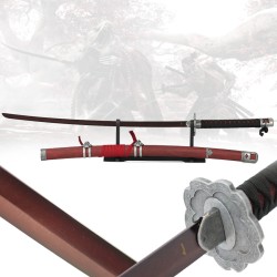 Katana in metallo Purple Mortal Blade Fushigiri di Sekiro Shadows Die Twice