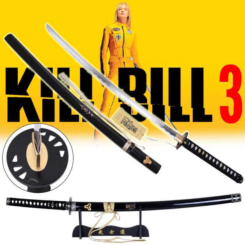 Katana Kill Bill 3 Black Mamba - Firma di Bill