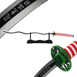 Katana Métal d'Iguro Obanai V3 - Pilier du Serpent dans Demon Slayer