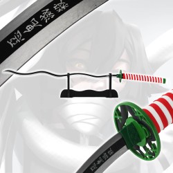 Katana in Metallo di Iguro Obanai V3 - Pilastro del Serpente in Demon Slayer