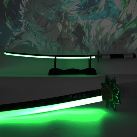 Katana LED en Métal de Sanemi Shinazugawa dans Demon Slayer