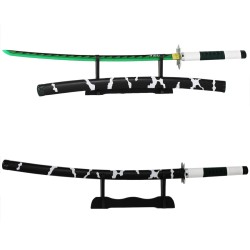 Katana LED in metallo di Sanemi Shinazugawa in Demon Slayer