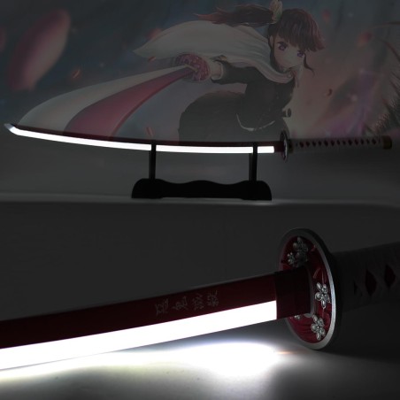 Katana LED in Metallo di Kanao Tsuyuri da Demon Slayer