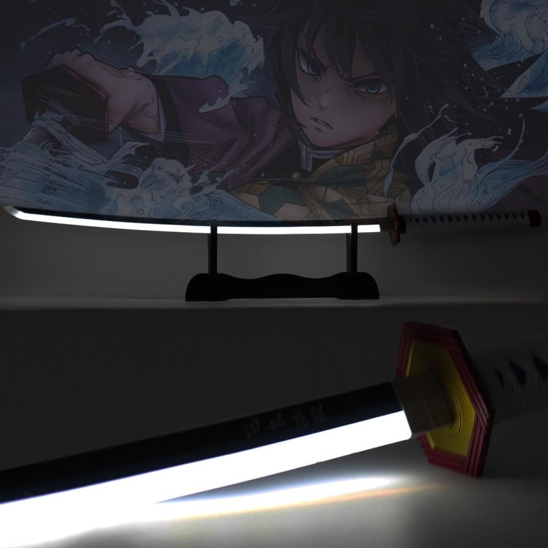 Katana à LED Acier de Giyuu Tomioka dans Demon Slayer