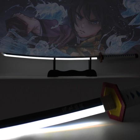 Katana LED in Acciaio di Giyuu Tomioka da Demon Slayer