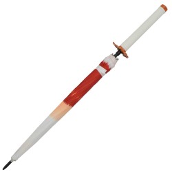 Katana Parapluie Flammes Blanc Orange de Rengoku Kyojuro dans Demon Slayer