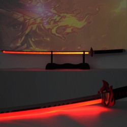 Mingshao LED-Holzkatana von Tanjiro Kamado aus Demon Slayer