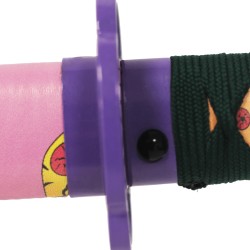 LED-Katana aus Metall von Kokushibo, der Ersten Oberen Mond, aus Demon Slayer