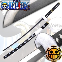Stahl Katana ONE PIECE TRAFALGAR D LAW Kikoku Cursed Blade