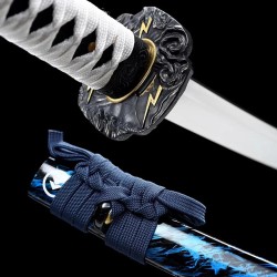 Katana Acier Ghost Of Tsushima Blue Sakai de Jin Deluxe Edition