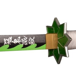 Pacchetto Katana Sanemi Shinazugawa Demon Slayer + supporto per Katana