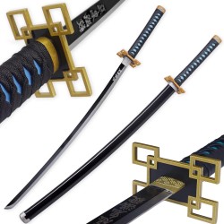 Pacchetto Katana Muichiro Tokito Demon Slayer + supporto per Katana