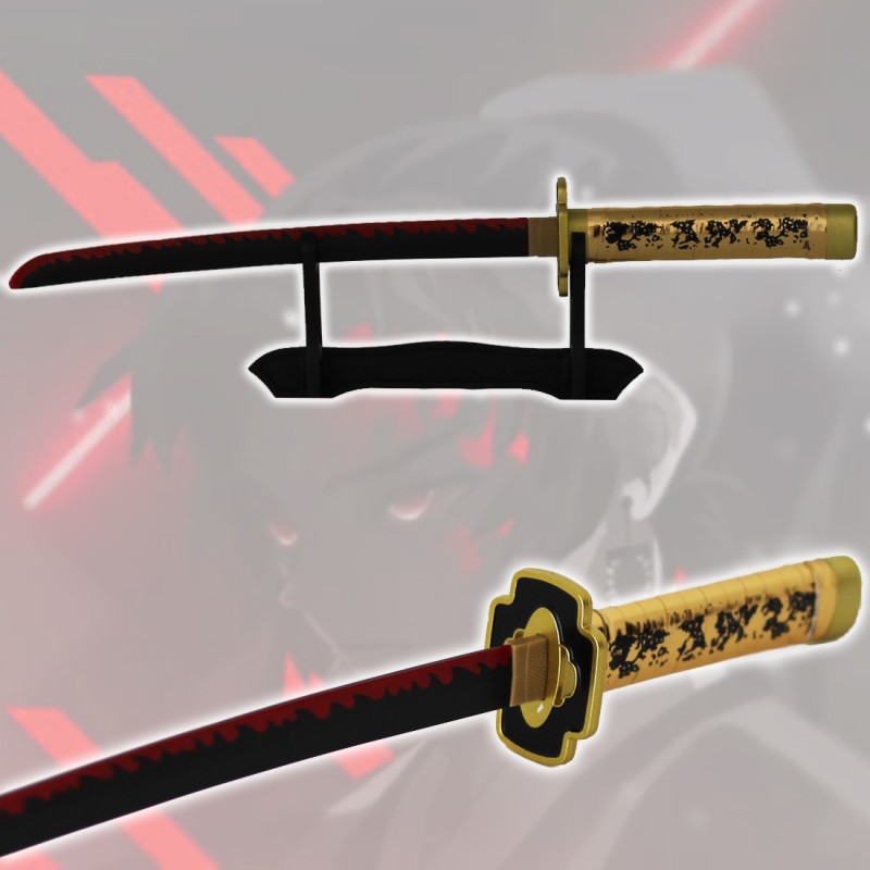 Mini Katana Bois de Yoriichi Tsugikuni dans Demon Slayer