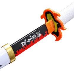 Rengoku Kyojuro Dämonentöter-Katana-Paket + Katana-Ständer