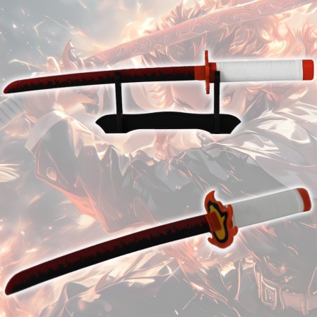 Mini Katana Bois de Rengoku Kyojuro V2 dans Demon Slayer
