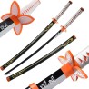 Pacchetto Katana Shinobu Kochou V2 Demon Slayer + supporto per Katana